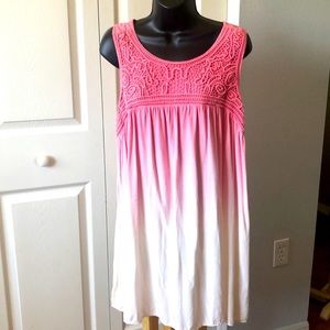Indigo Soul Sleeveless Cover Up Sun Dress Sz XL
